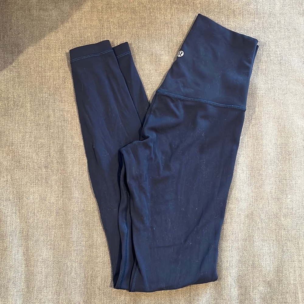 Lululemon Align Super High Rise 28” 4 Dark Navy